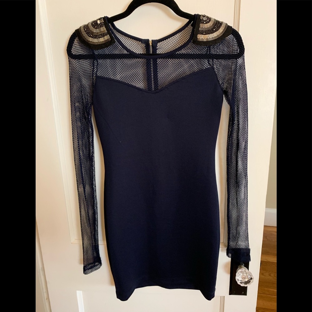 Navy mini dress